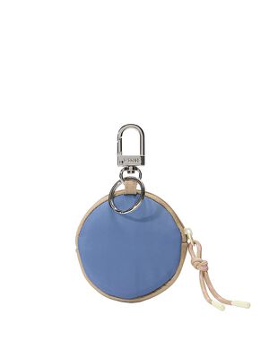 Nylon Zip Pouch Keychain Charm