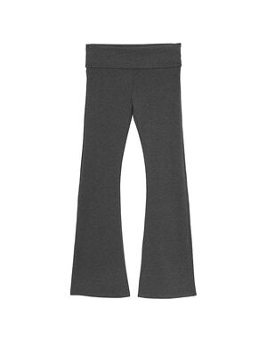 All-Day Cotton Foldover Flare Leggings