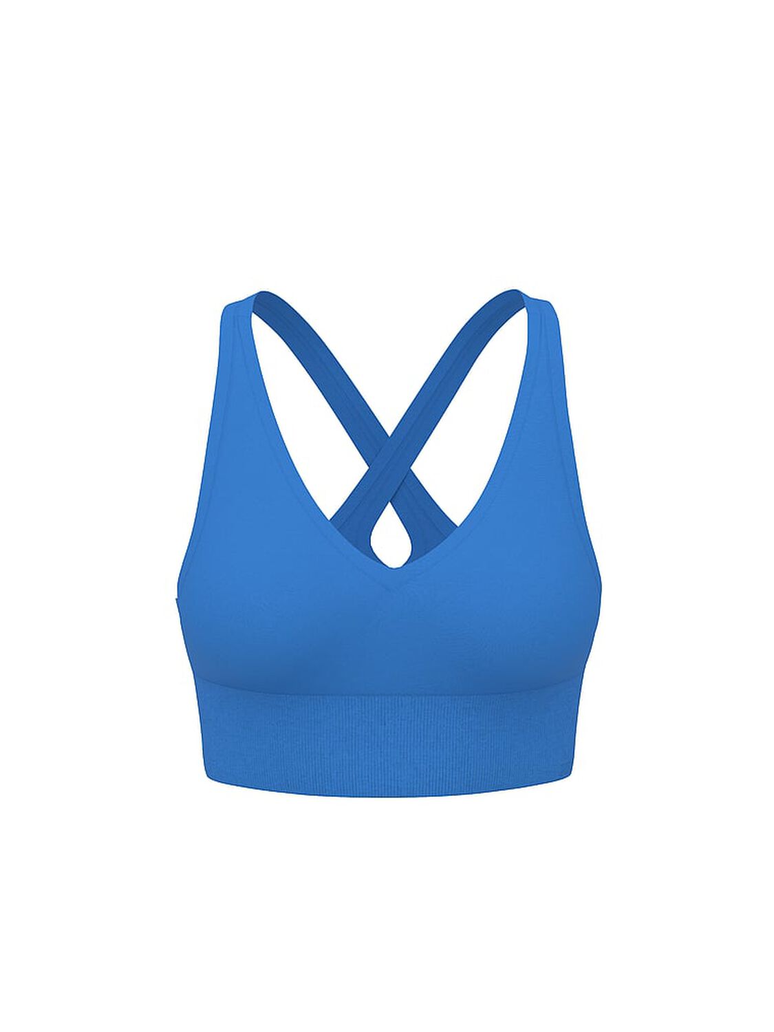 vs Pink Seamless Air Medium-Support Sports Bra Blue Charge 3 of 3 
