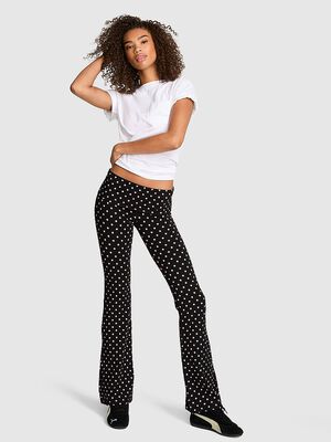 All-Day Cotton&trade; Foldover Flare Leggings