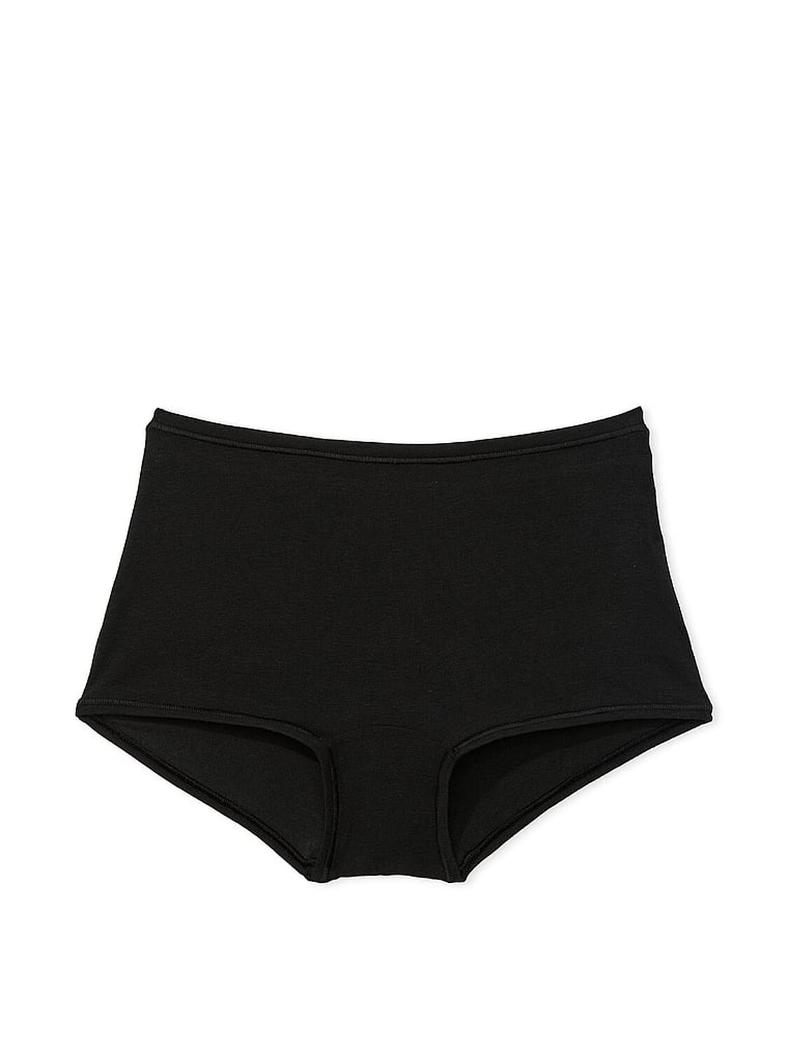 vs Pink Cotton Boyshort Panty Pure Black W Halloween Ghost Butt Graphic 3 of 3 