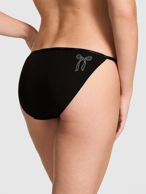 Logo Cotton String Bikini Panty