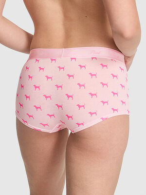 Logo Cotton Boyshort Panty