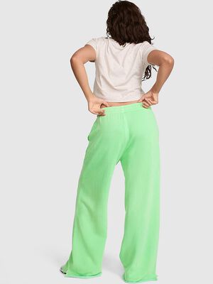 Campus Fleece&trade; Wide-Leg Split-Hem Sweatpants