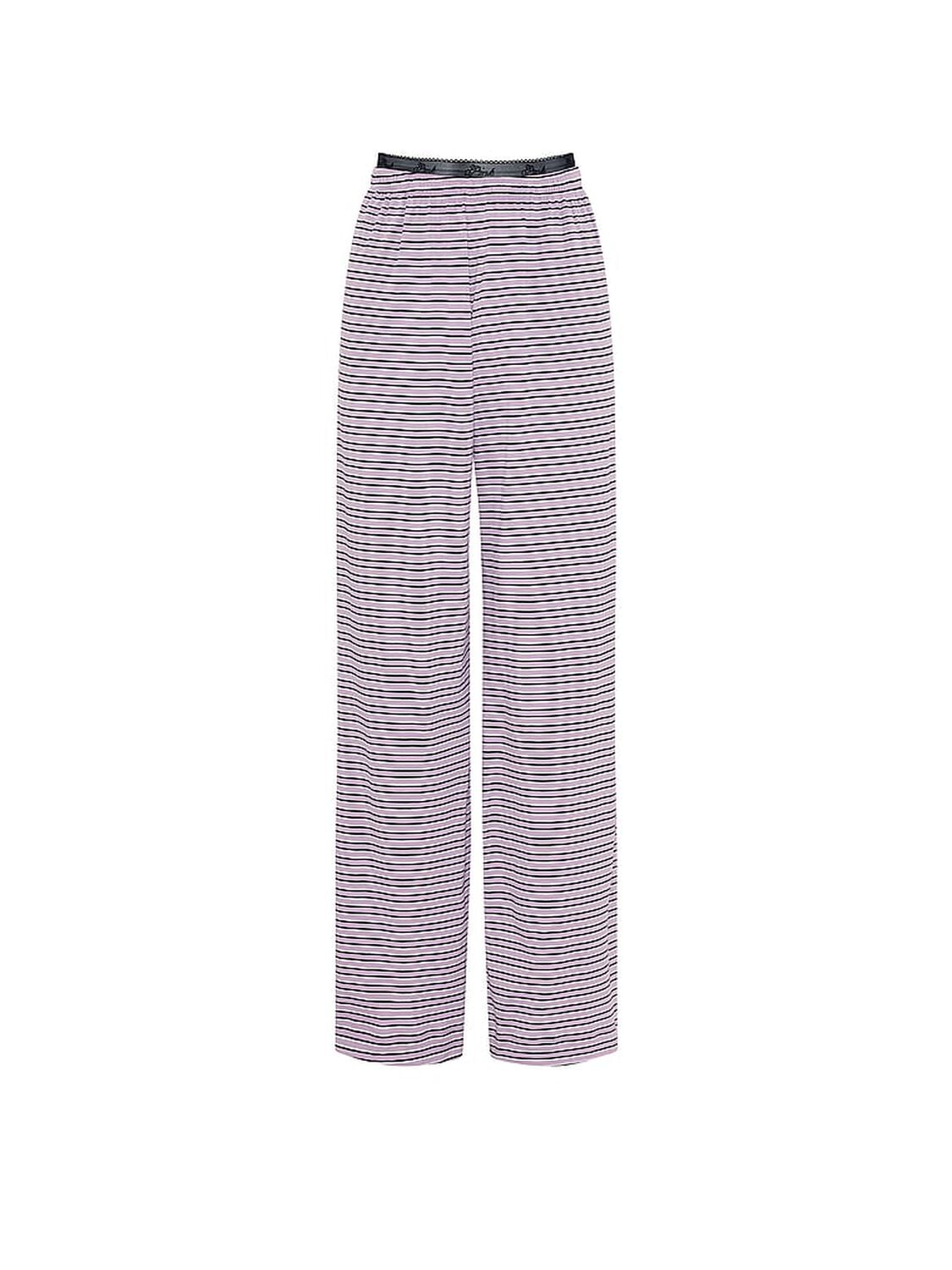 vs Pink Light as Air Jersey Pants Antique Violet Stripes 3 of 4 