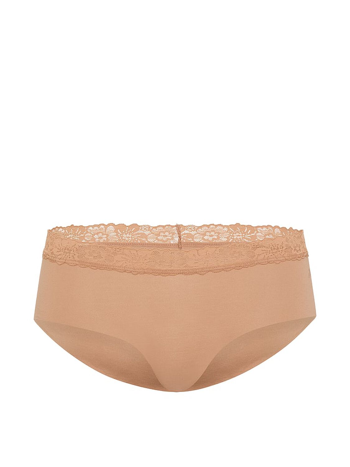 vs Pink No-Show Cotton Hiphugger Panty Praline 3 of 3 