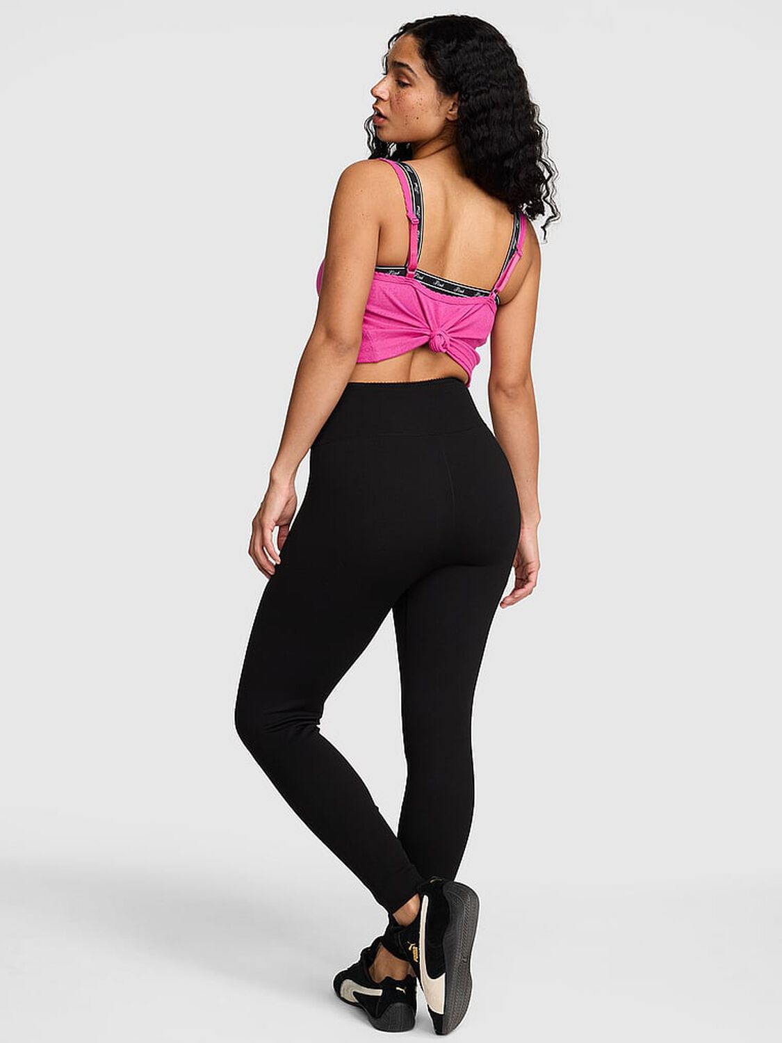 pink Pink AnyWear Leggings Black 2 of 2 