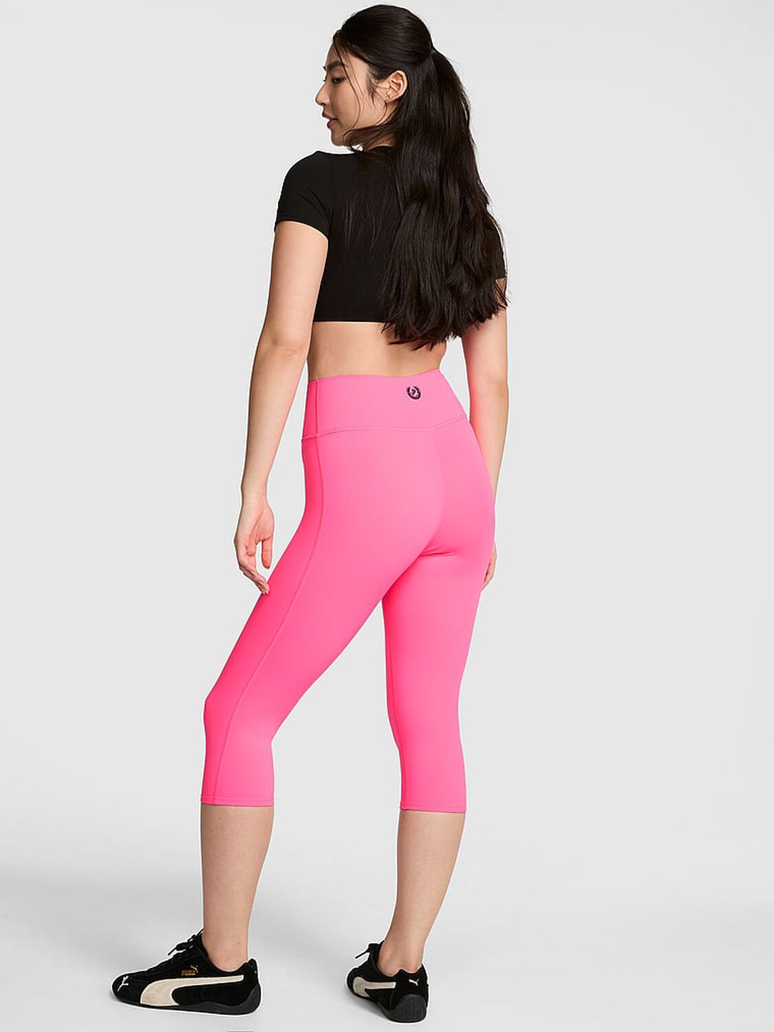 vs Pink PINK Relay&trade; Capri Leggings Fall For Me 2 of 2 