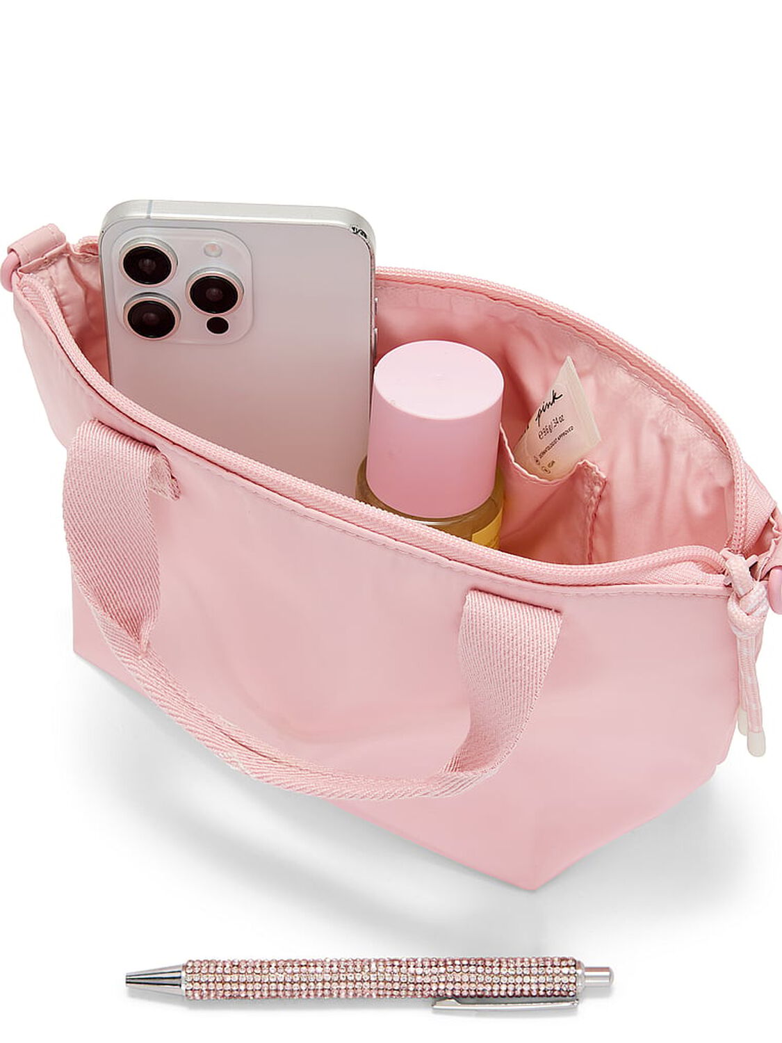 vs Pink Mini Crossbody Nylon Tote Bag Dollhouse 3 of 4 