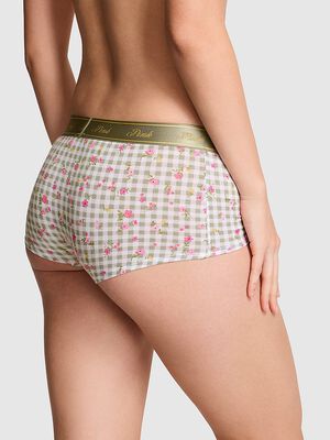Logo Cotton Boyshort Panty