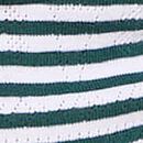 Pointelle Henley Cami, Deep Forest Stripes, swatch