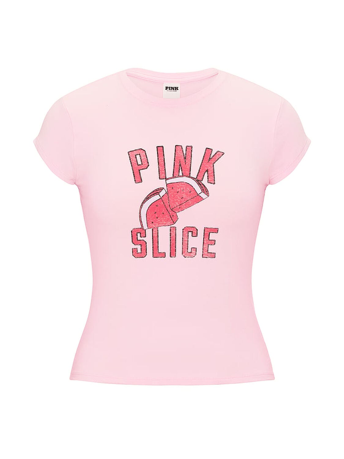 vs Pink Cotton Baby Tee Coconut Pink 3 of 3 