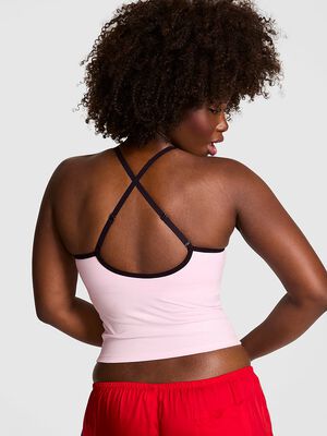 All-Day Cotton High-Neck Bra Tank