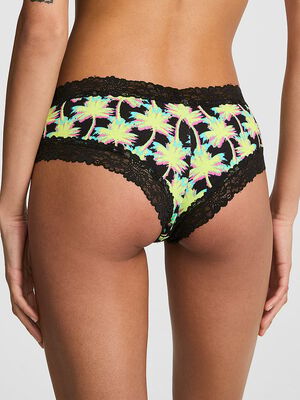 Cotton Lace Trim Cheeky Panty