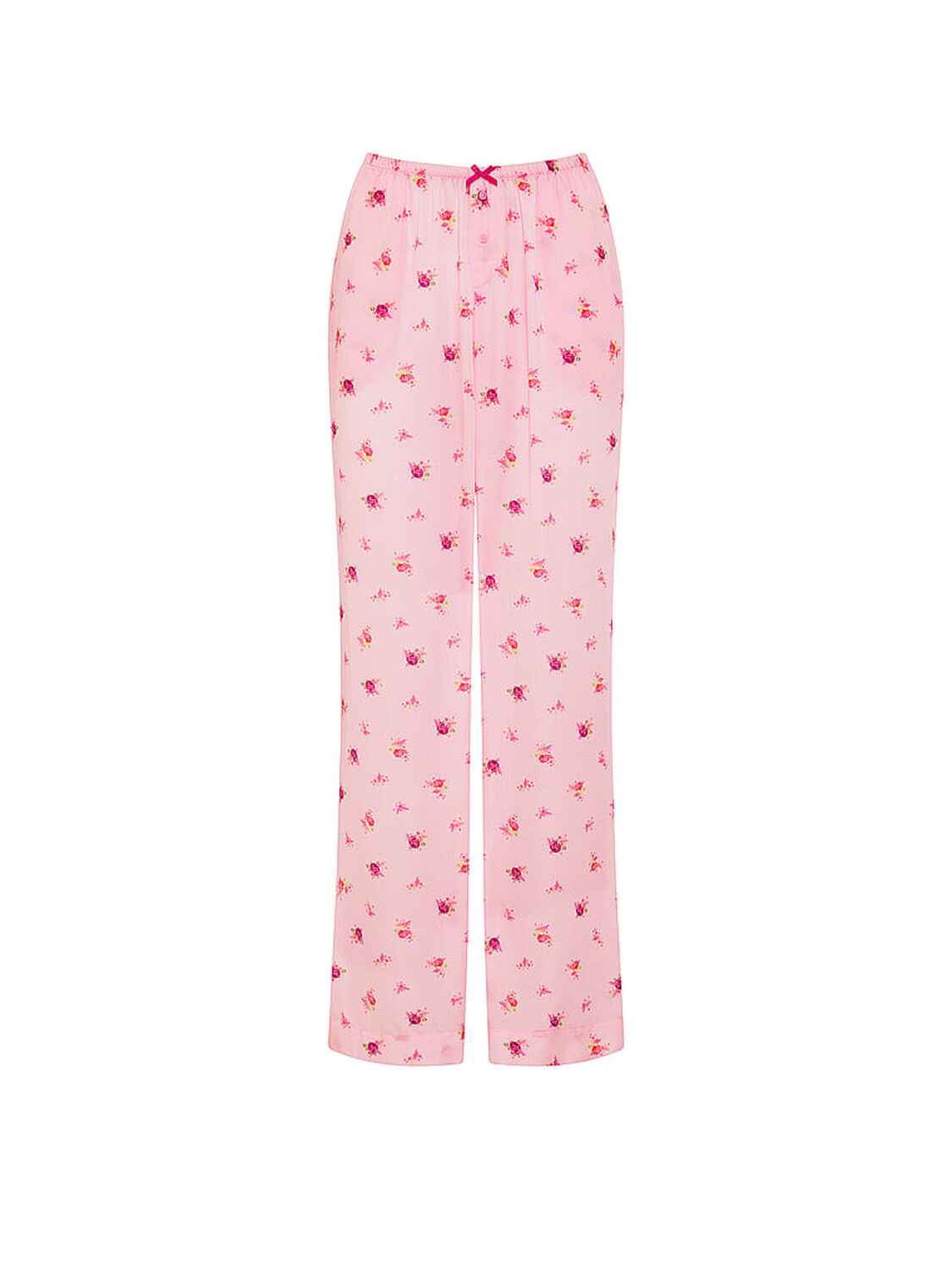 vs Pink Sweet Dreams Pajama Pants Coconut Pink Ditsy Floral Print 3 of 3 