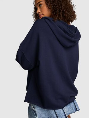 Campus Terry&trade; Lace-Up Tunic Hoodie