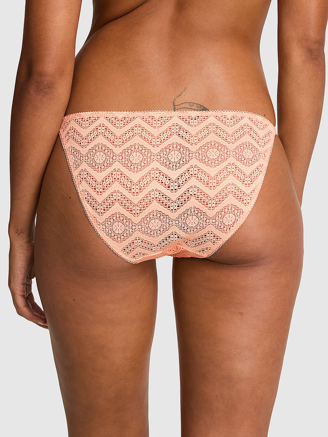 pink Pink PINK Wink&trade; String Bikini Panty Peach Tree 2 of 2 