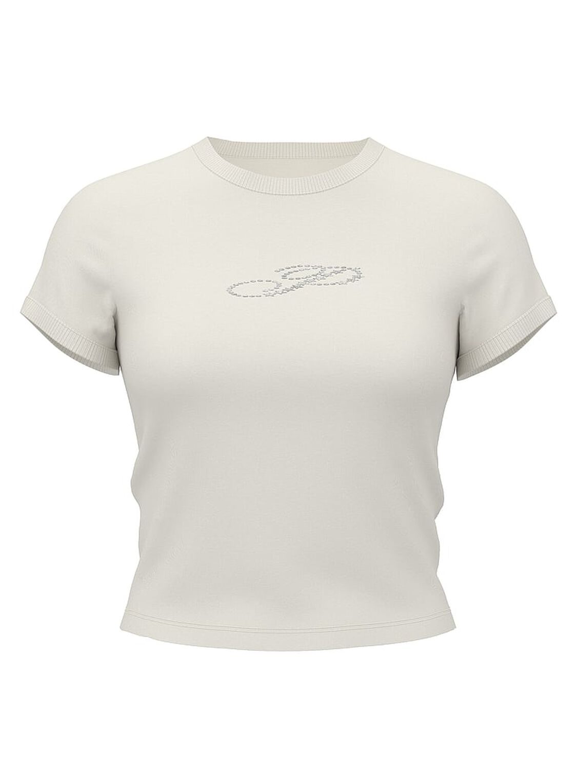 vs Pink Retro Cotton Tee Winter White Ott Shine Capsule 1 of 2 