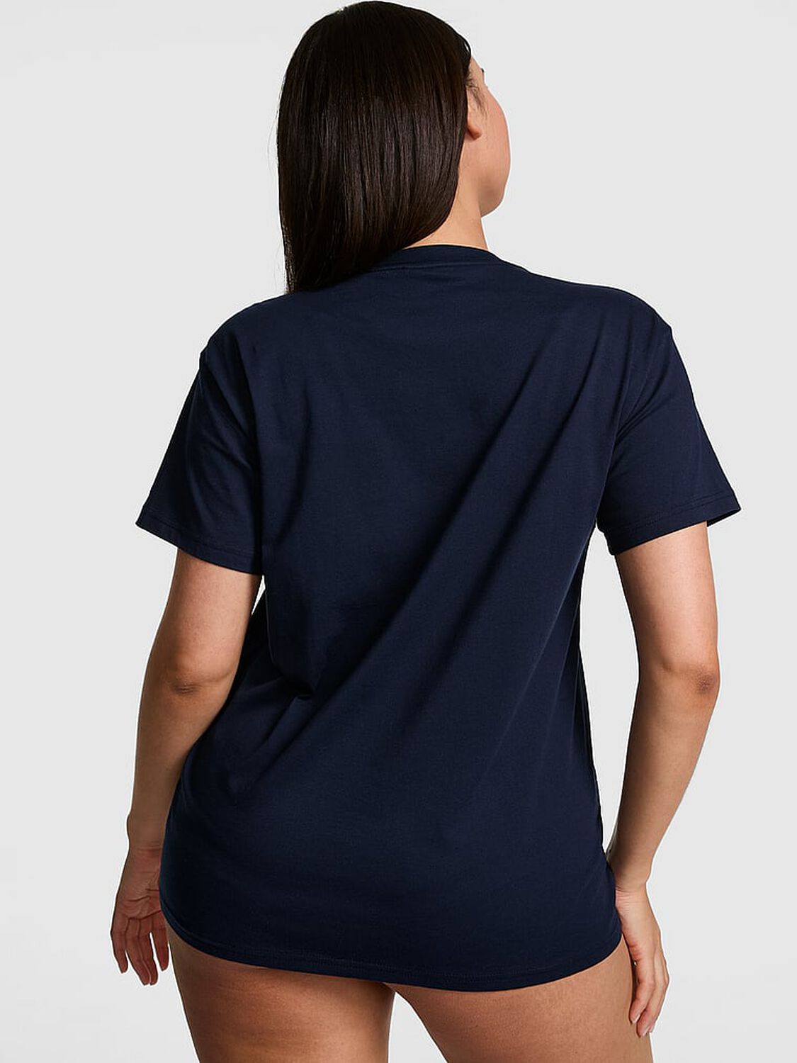 vs Pink Campus Cotton&trade; Tee Noir Navy Boho 2 of 3 