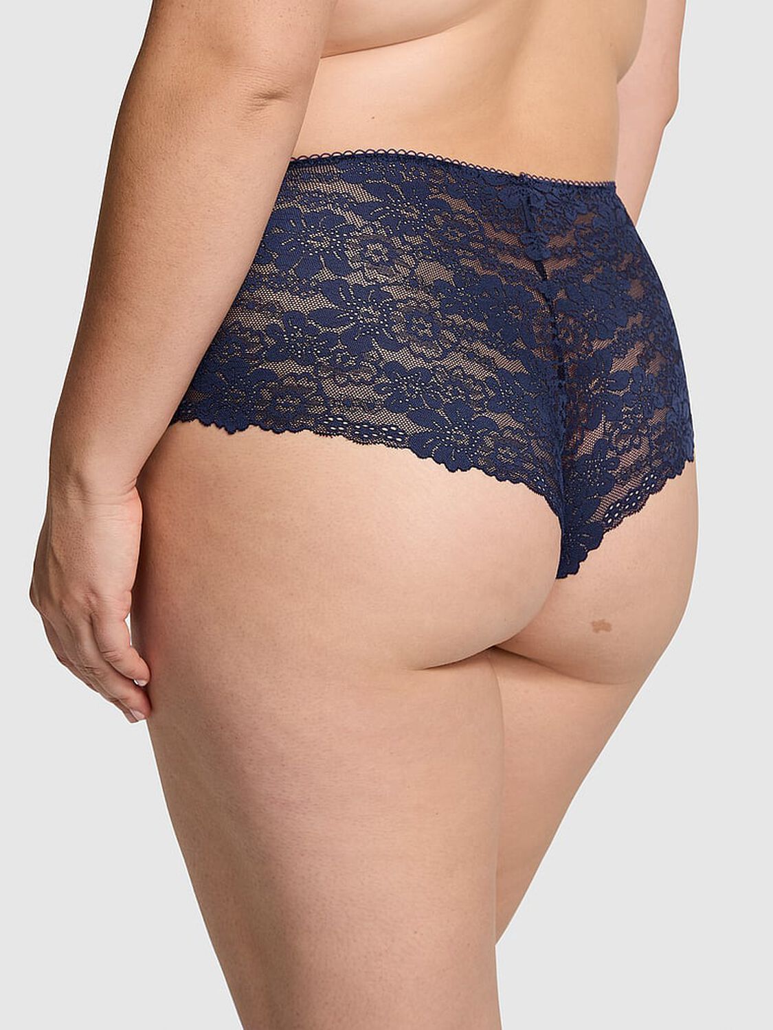 vs Pink No-Show Cheeky Panty Midnight Navy 2 of 3 