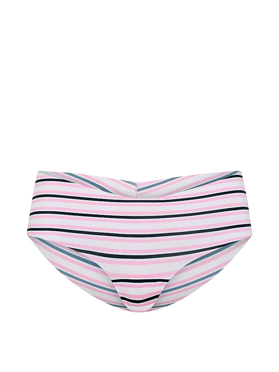 vs Pink No-Show Hiphugger Panty Pink Lollipop And Navy Stripe 3 of 3 