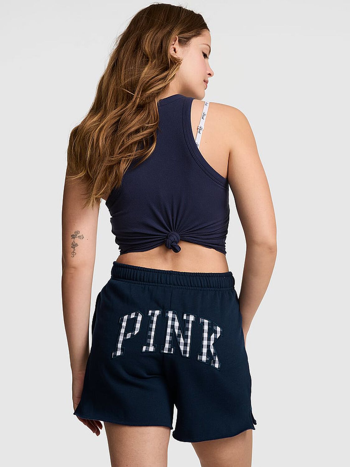 vs Pink Campus Fleece&trade; Shorts Noir Navy 2 of 3 