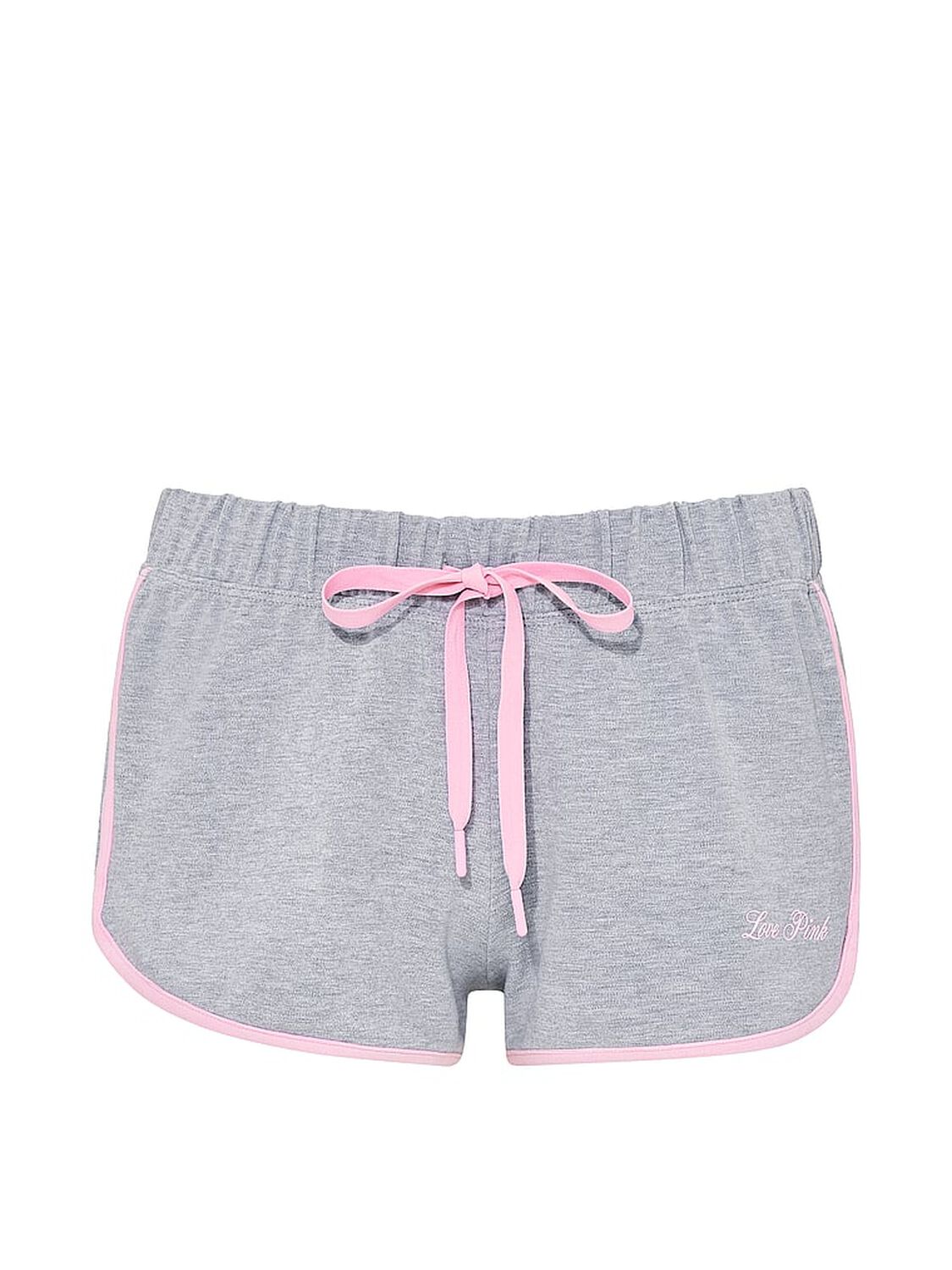 vs Pink Soft Modal Micro Shorts Medium Heather Grey 3 of 3 