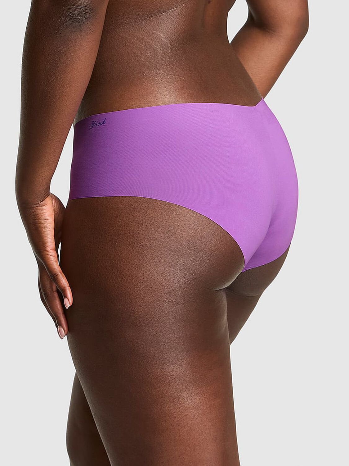 vs Pink No-Show Hiphugger Panty Grape Taffy 2 of 3 