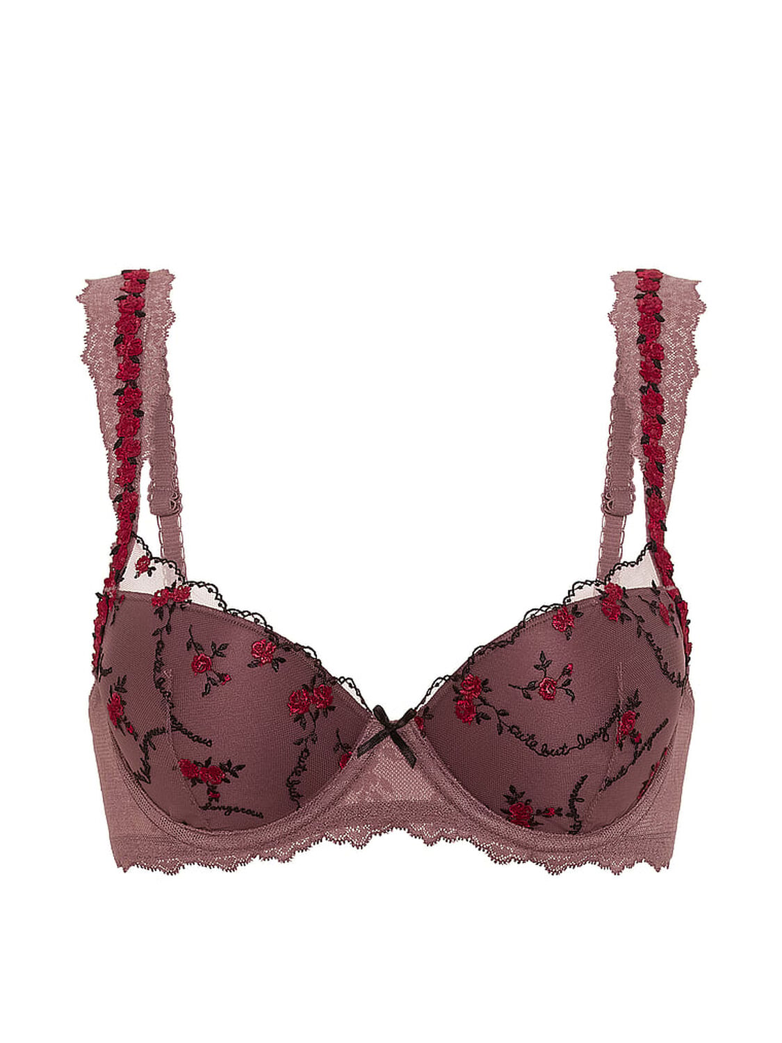 vs Pink PINK Wink&trade; Push-Up Balconette Bra Rose Taupe 3 of 4 
