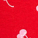 Logo Cotton Boyshort Panty, Bright Vermillion Cherries, swatch