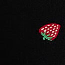 No-Show Cheeky Panty, Black Strawberry Print, swatch