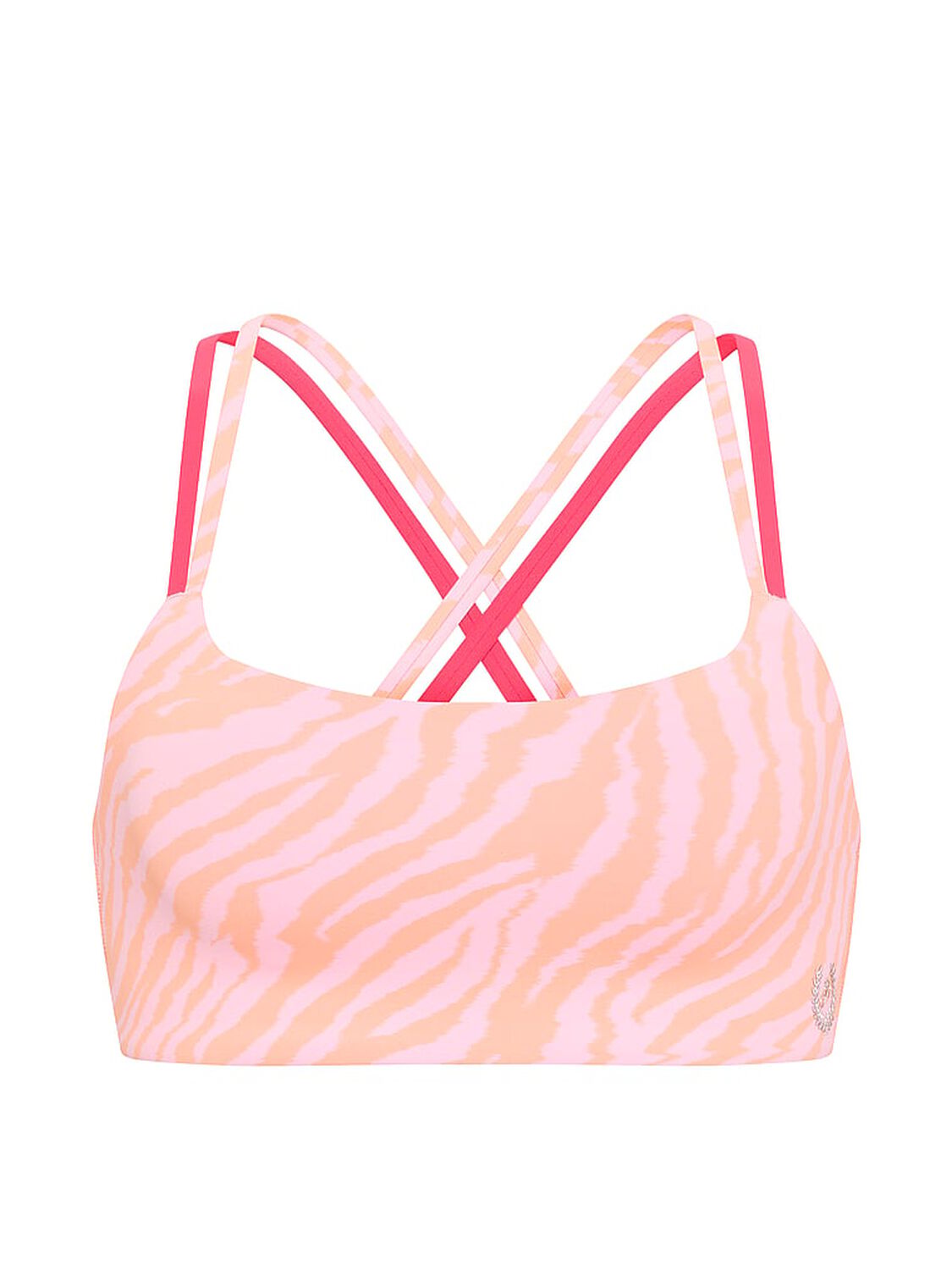 vs Pink PINK Relay&trade; Square-Neck Cross-Back Sports Bra 3 of 3 