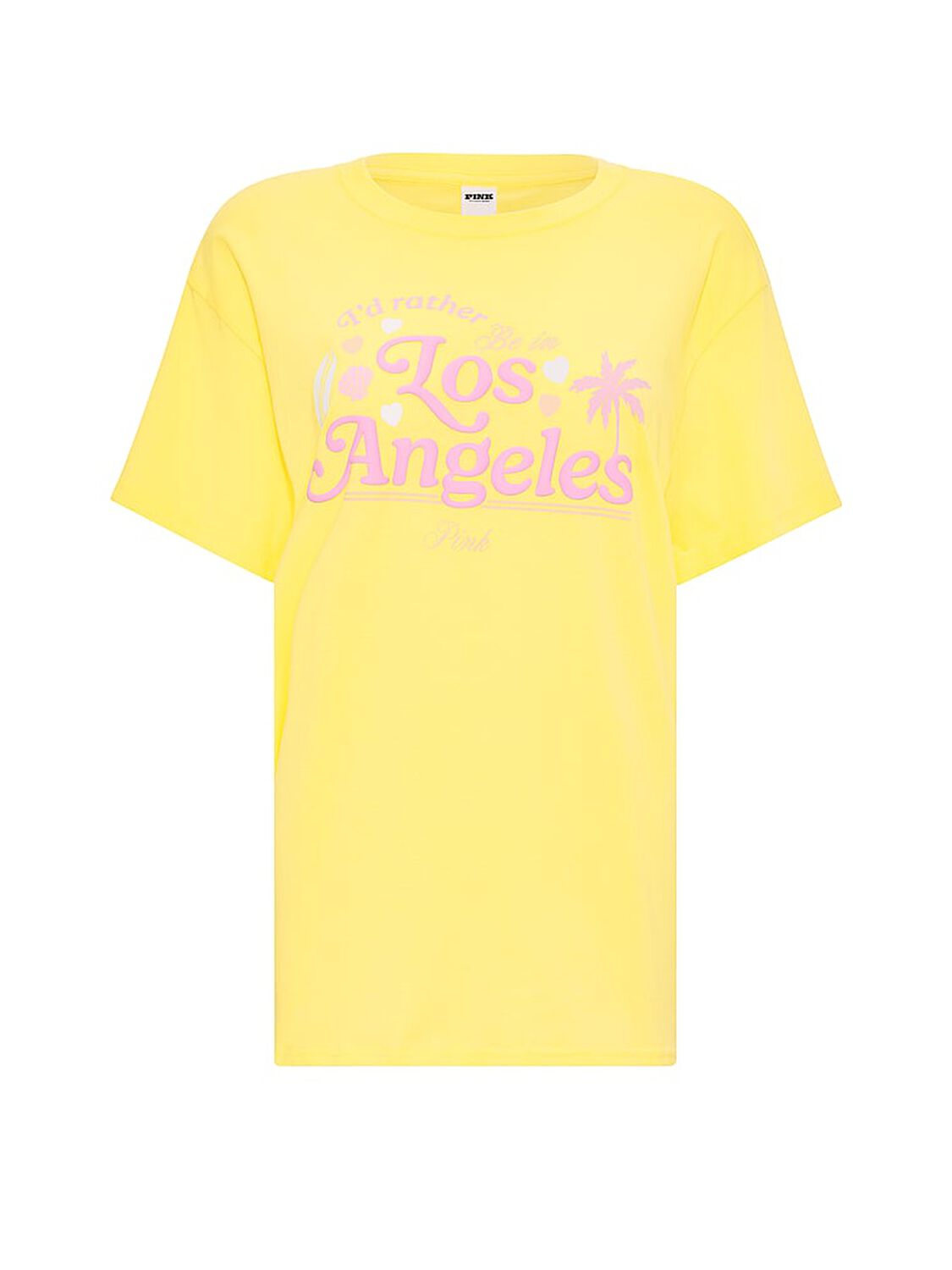 pink Pink Campus Cotton&trade; Tee Pineapple Ice 3 of 4 