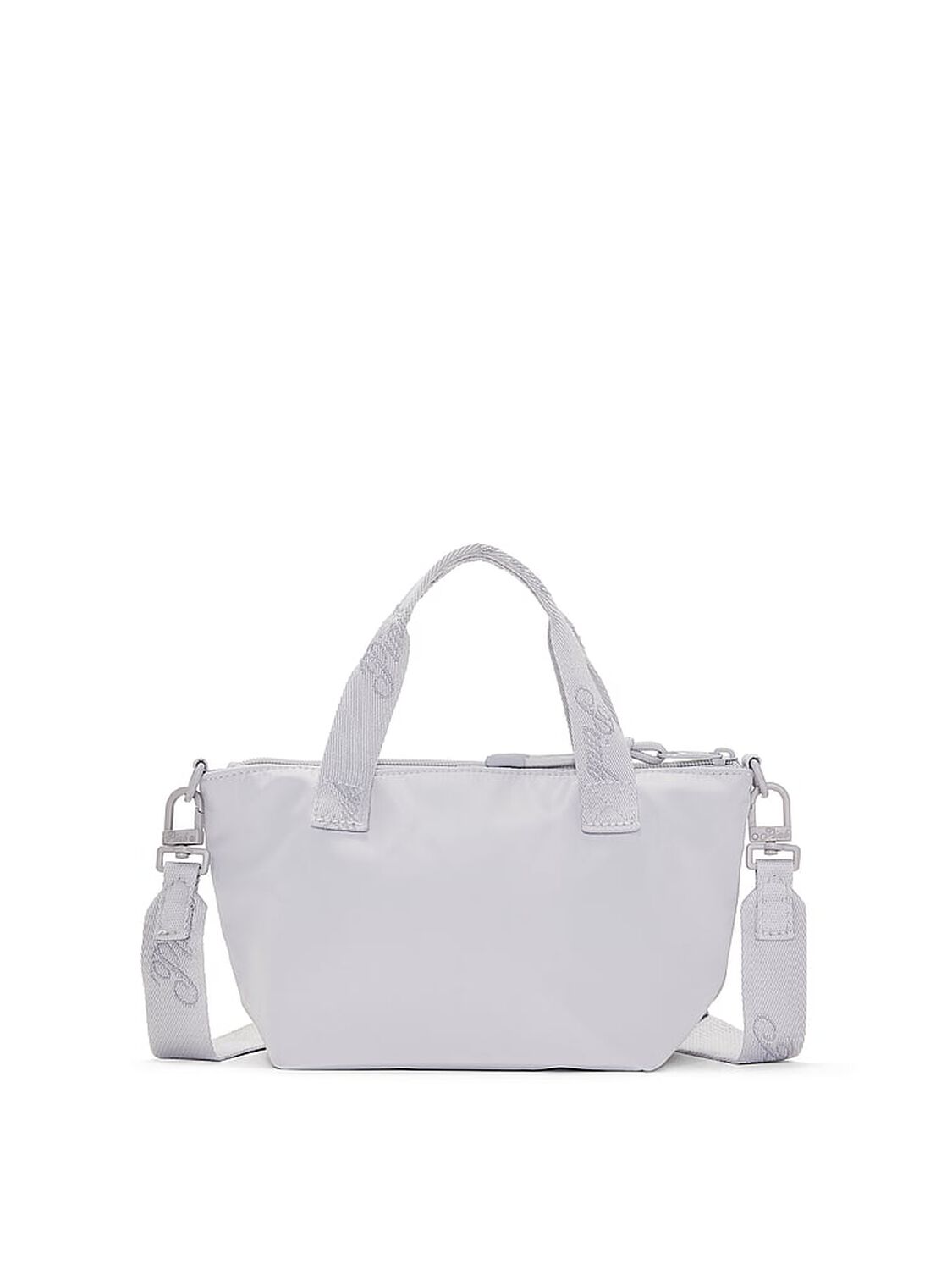 vs Pink Mini Crossbody Nylon Tote Bag Dusty Lilac Diamant&eacute; Butterfly 2 of 4 