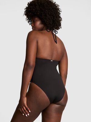 Strapless Cut-Out One-Piece Swimsuit