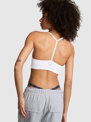 PINK Relay&trade; Ruched Plunge Sports Bra