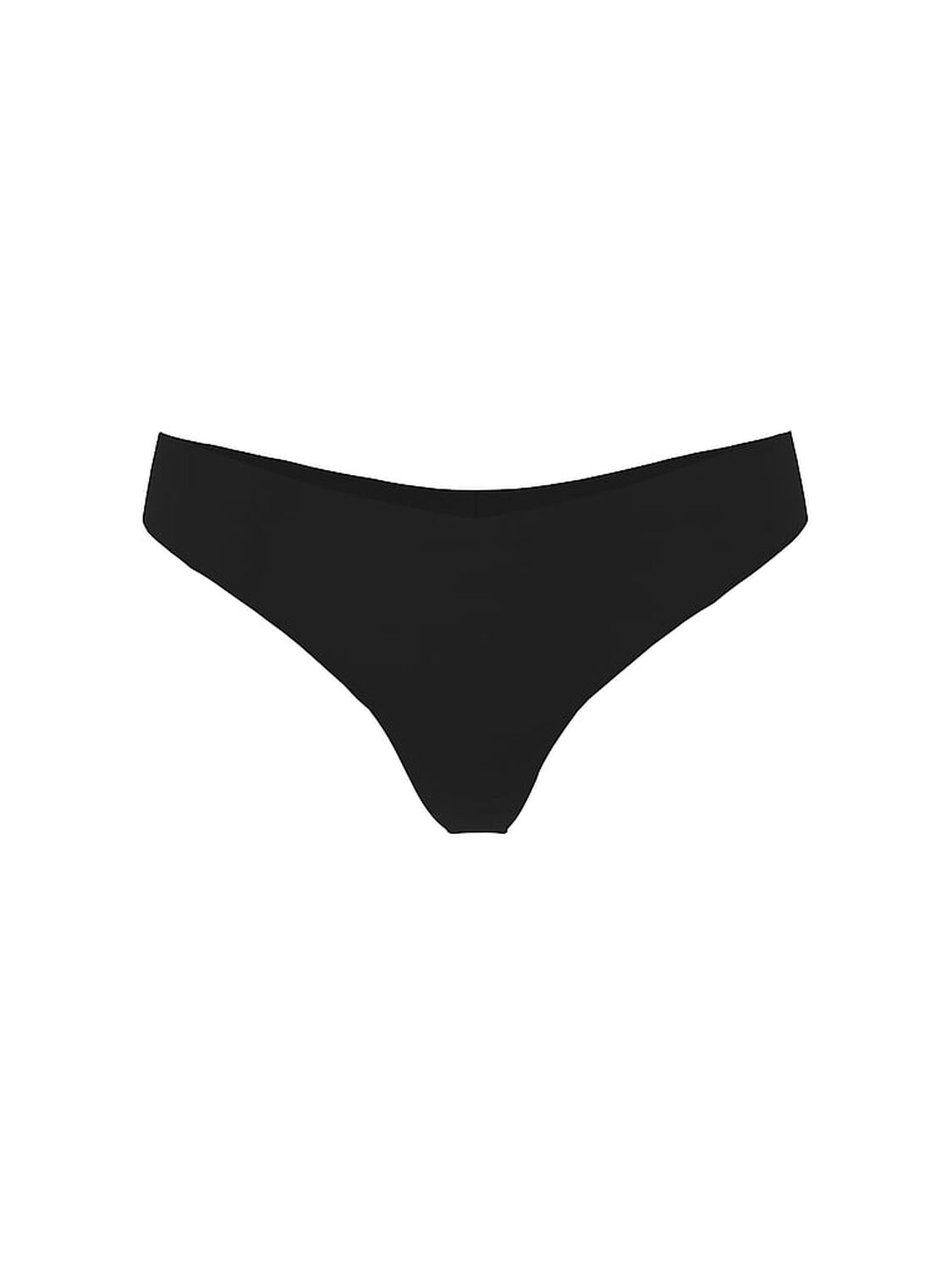vs Pink No-Show Thong Panty Black 3 of 4 