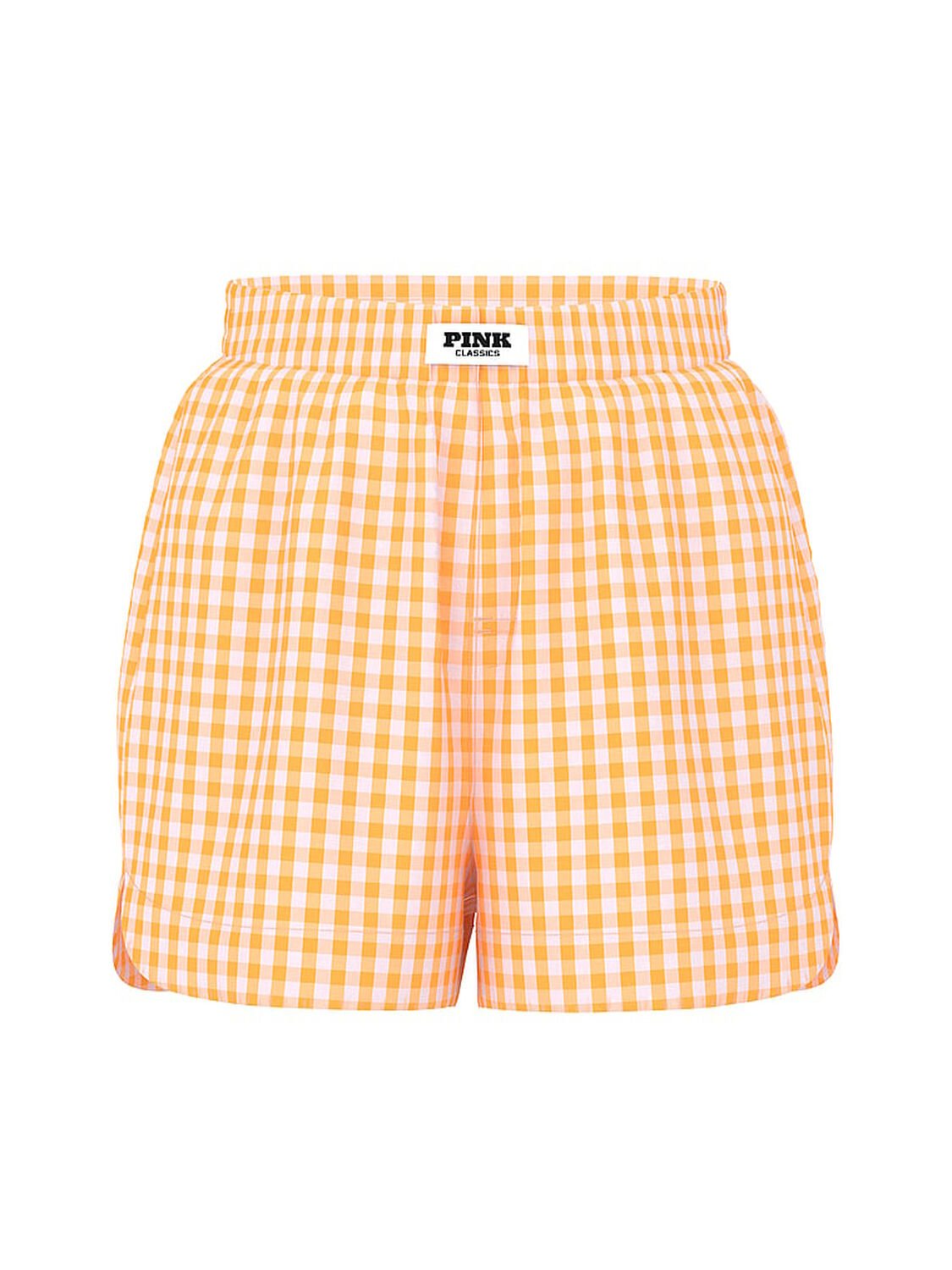 vs Pink Boyfriend Boxer Pajama Shorts Vitamin C Gingham 3 of 3 