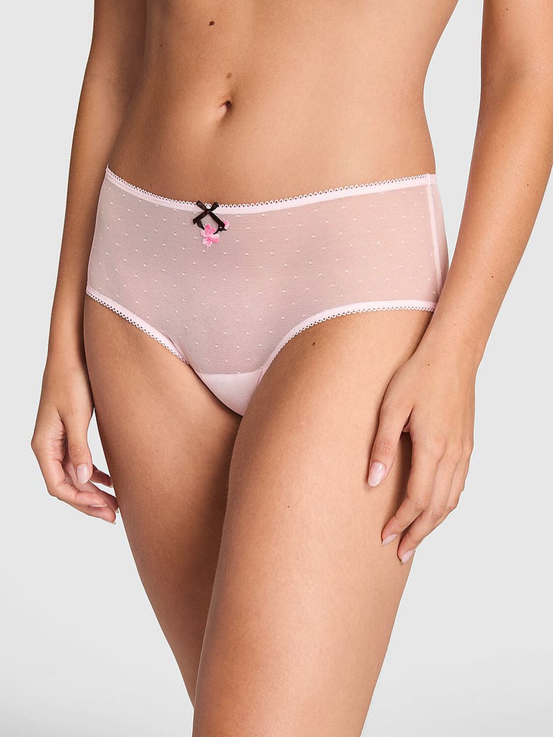 vs Pink PINK Wink&trade; Cheeky Panty Pink Tulip 1 of 4 