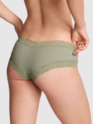 PINK Wink&trade; Lace-Trim Cheeky Panty