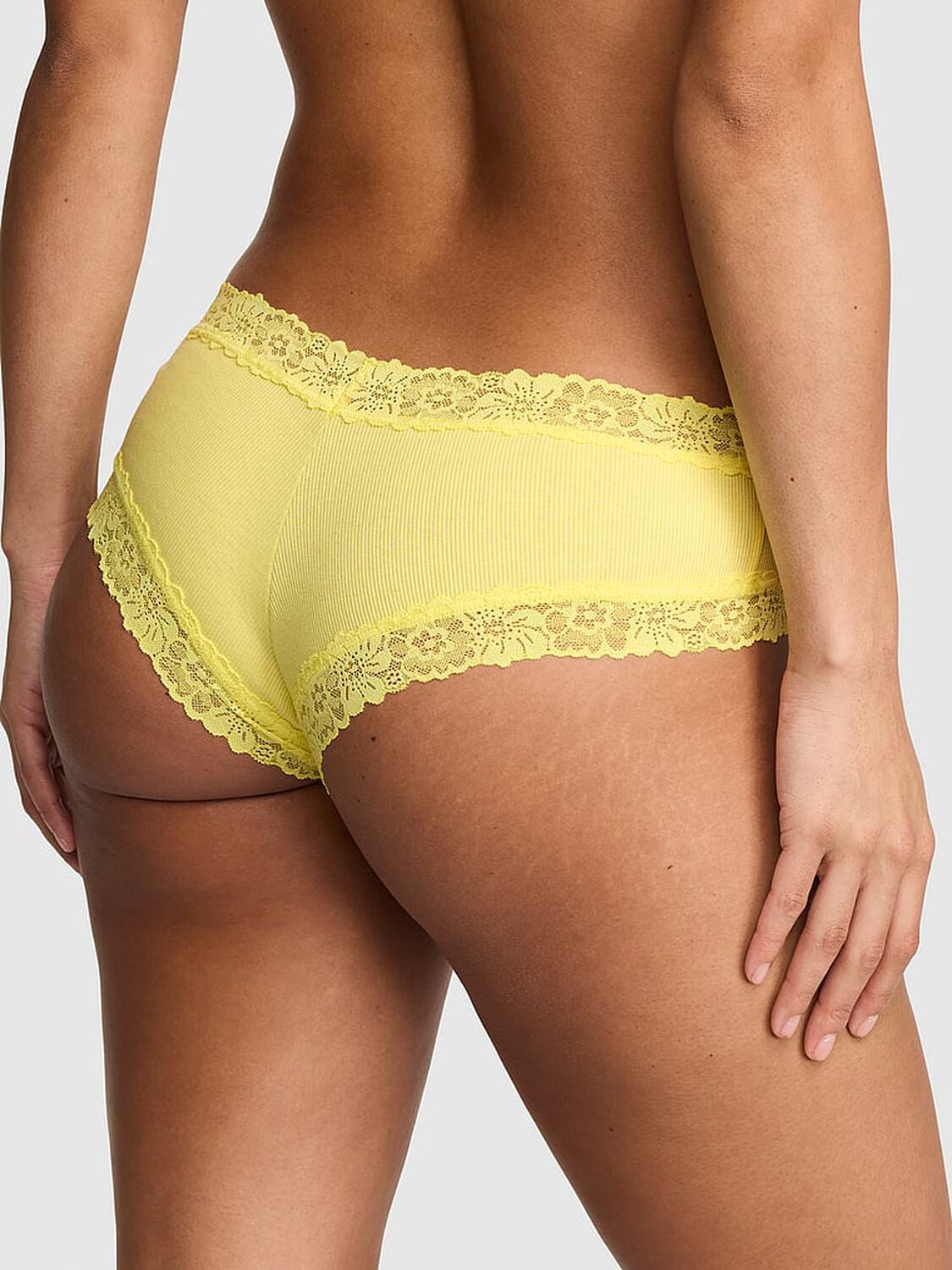 vs Pink PINK Wink&trade; Lace-Trim Cheeky Panty Pineapple Ice W/ So Hot Popsicle Graphic 2 of 2 