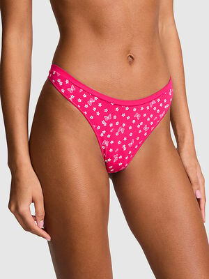 Seamless High-Leg Thong Panty