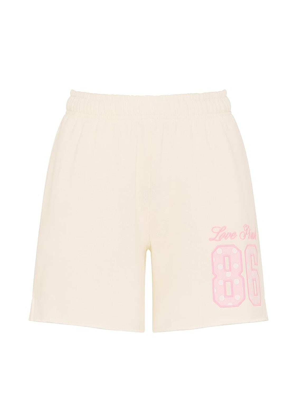 vs Pink Campus Fleece&trade; Shorts Cozy White 3 of 3 