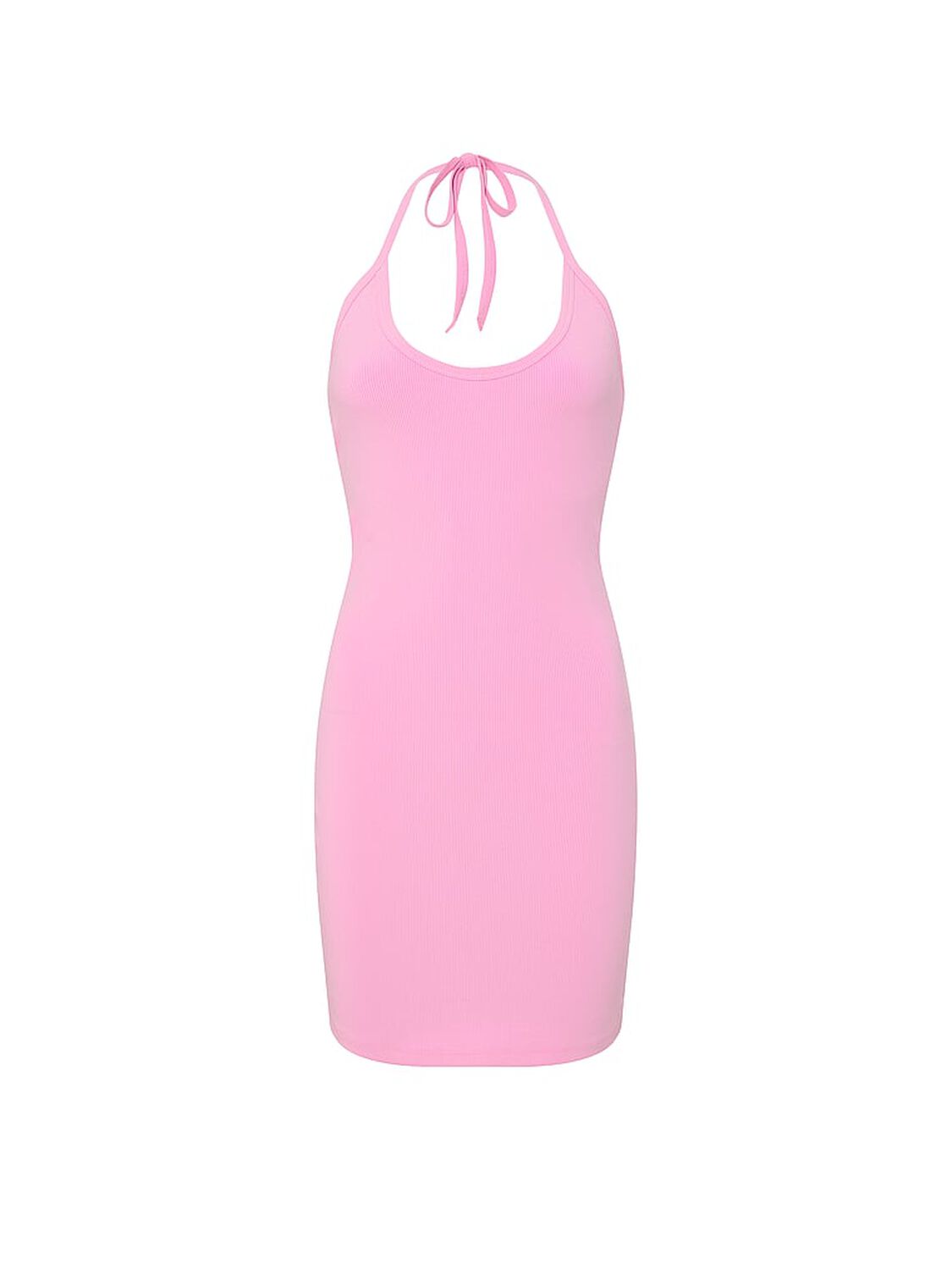 vs Pink All-Day Soft Rib Halter Dress Pink Lollipop 3 of 3 