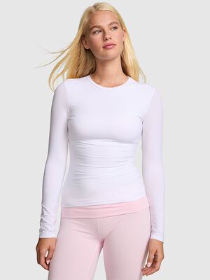 PINK Base Stretch&trade; Long-Sleeve Tee