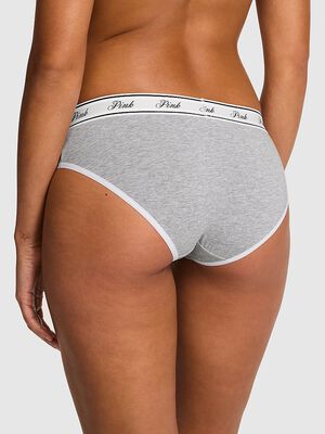 Logo Cotton Hiphugger Panty