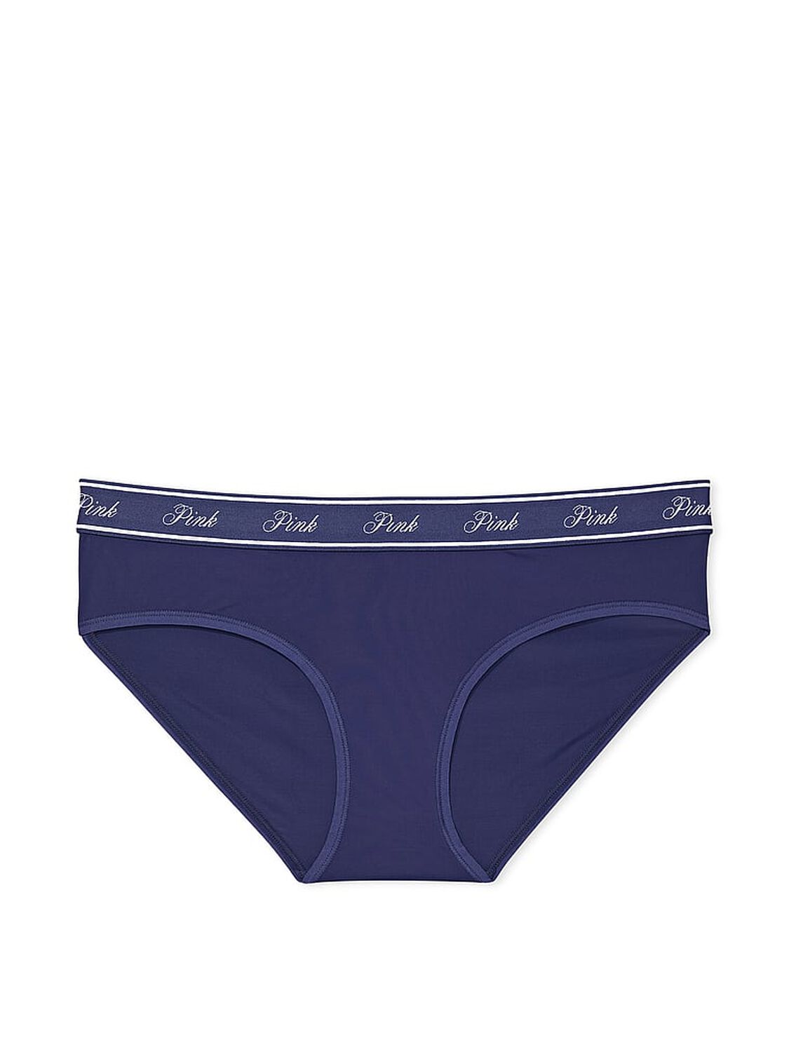 vs Pink Logo Hiphugger Panty Midnight Navy 3 of 3 