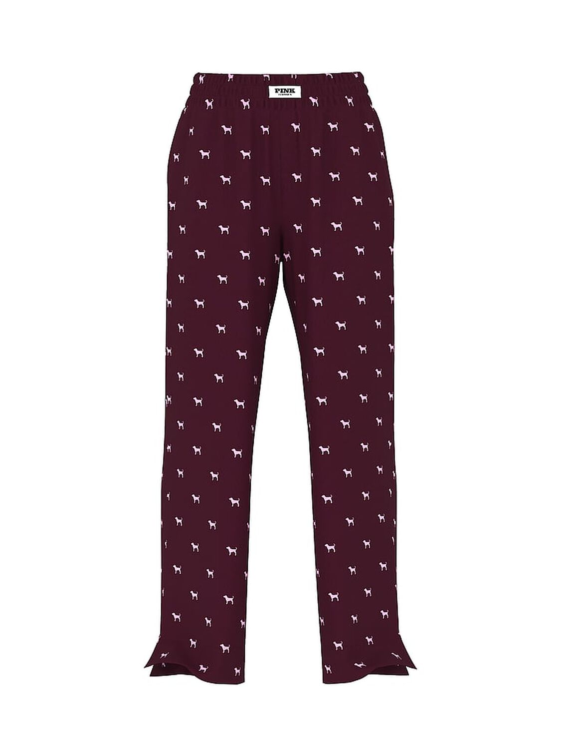 vs Pink Boyfriend Boxer Pajama Pants Wild Rose Dogs 3 of 3 