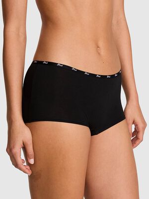 Logo Cotton Boyshort Panty