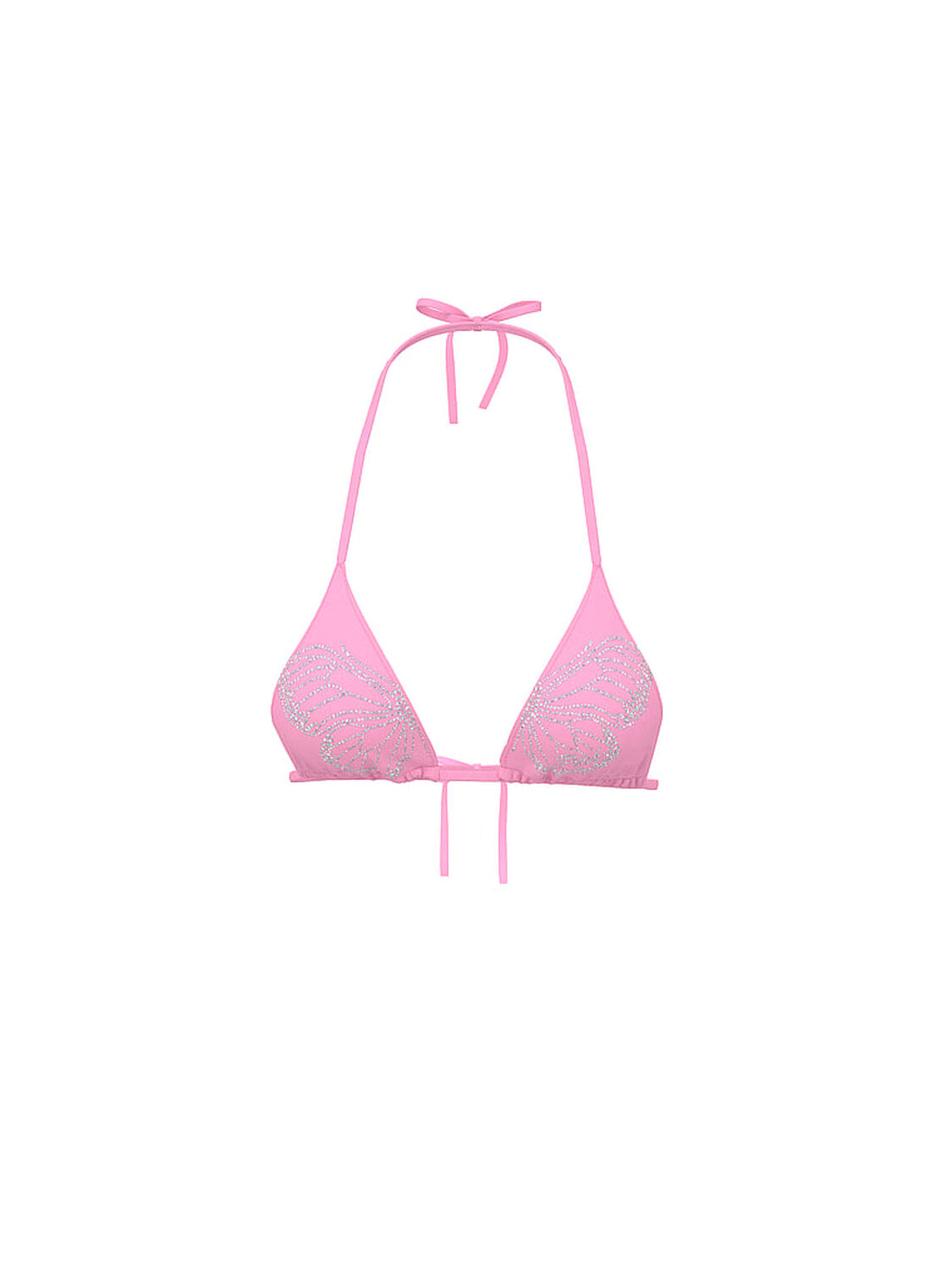 vs Pink Swim Triangle String Bikini Top Pink Lollipop 3 of 3 
